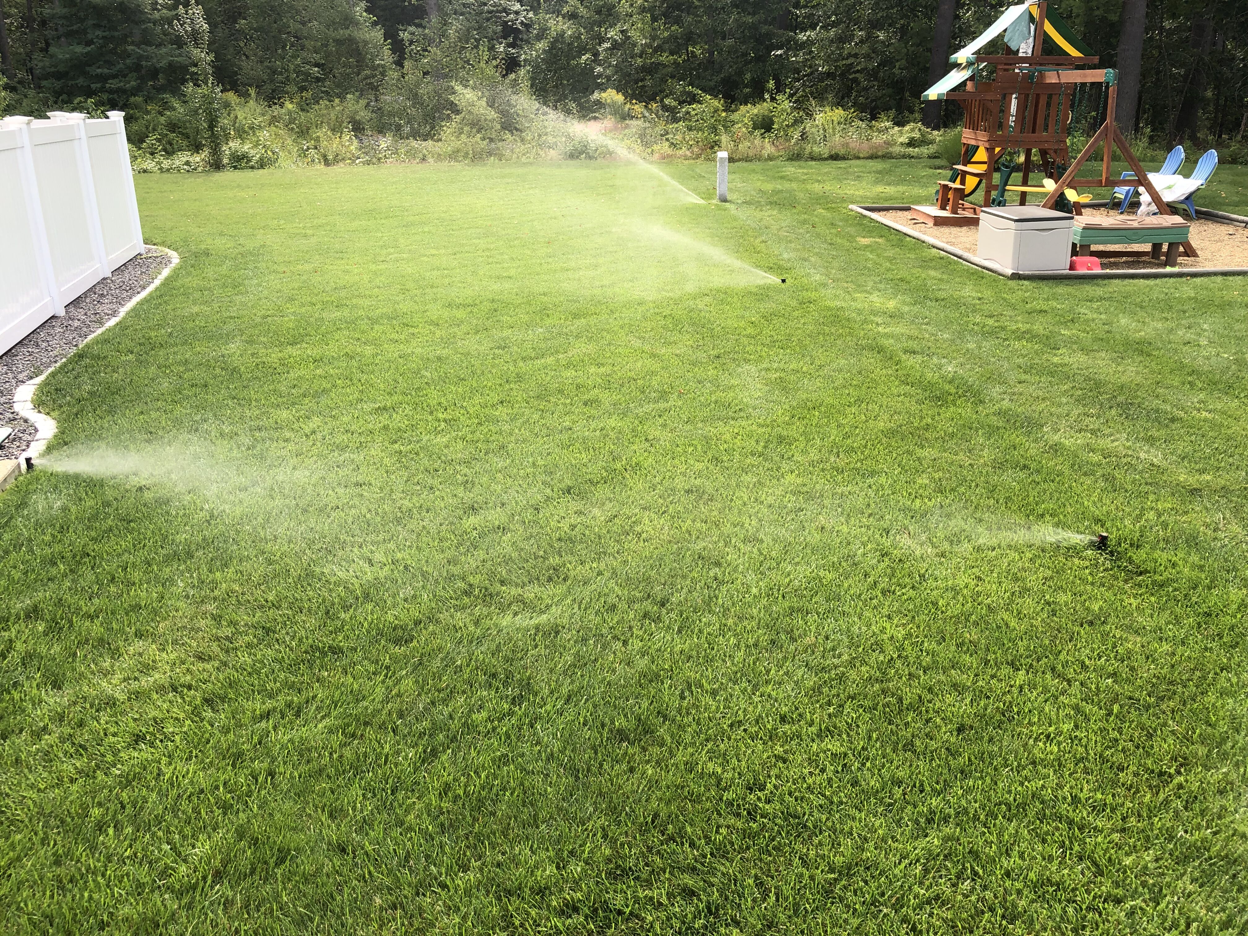 Lawn Sprinkler Blow Out